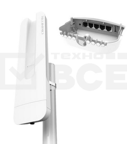 Wi-Fi точка доступа OUTDOOR RBOMNITIKPG-5HACD MIKROTIK