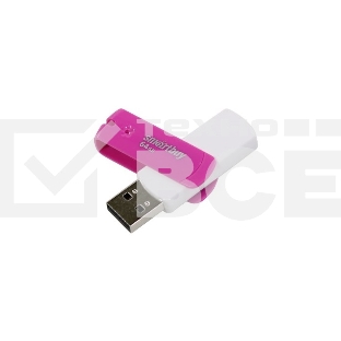 Флешка USB 64Gb USB USB 2.0 Smartbuy Diamond Pink (SB64GbDP)