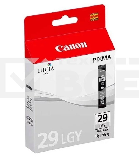 Картридж струйный Canon PGI-29LGY (4872B001) светло-серый (36 мл) для Canon Pixma Pro 1