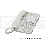 Телефон проводной Panasonic KX-TS2363RUW белый однокноп.набор 20 ном., спикерфон, автодозвон, фото5