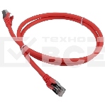 Патч-корд Lanmaster LAN-PC45/S6A-5.0-RD вилка RJ-45-вилка RJ-45 кат.6А 5м красный LSZH, фото 1