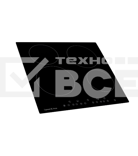 Стеклокерамическая варочная панель Zigmund & Shtain CN 37.6 B