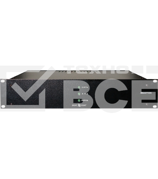 SKAT -V.12DC-18 Rack источник питания 12В,18А, высота 2U 5 информ. выходов SKAT -V.12DC-18 Rack power supply 12V, 18A, height 2U 5 inform. exits