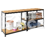 Стеллаж Практик SBL 180KD пол.:5 разборная 1803x900x450мм антрацит, фото3