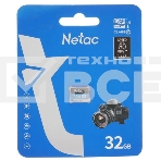 Флеш карта microSDHC 32GB Netac P500 <NT02P500STN-032G-S> (без SD адаптера) 80MB/s, фото4