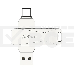Флеш диск USB Drive Netac U782C NT03U782C-032G-30PN dual USB3.0+TypeC 32GB, retail version, фото10