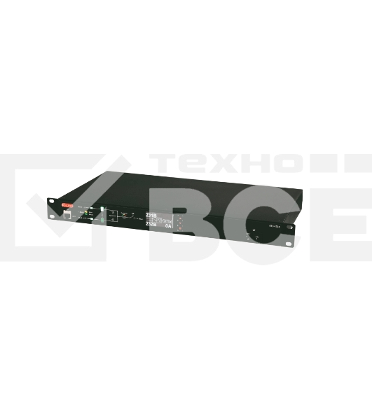 Автоматический ввод резерва ELEMY RACK ATS, 1U, 220В, 16А, OLED, Ethernet, in (2) C20, out (1) C19 (9) C13