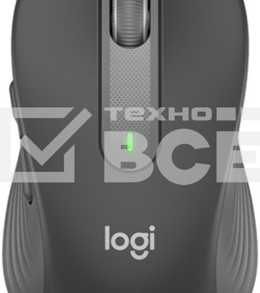 Мышь беспроводная Logitech Signature M650 графитовый, 4000 dpi, радиоканал, Bluetooth, USB, кнопки - 5