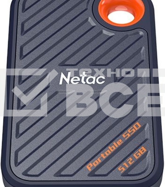 Внешний накопитель SSD Netac ZX20 512GB USB 3.2 Gen 2 Type-C NT01ZX20-512G-32BL