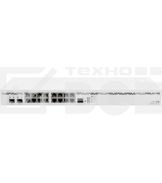 Маршрутизатор CCR2004-16G-2S+ Cloud Core Router 2004-16G-2S+ with Annapurna Labs Alpine v2 CPU with 4x ARMv8-A Cortex-A57 cores running at 1.7GHz, 4GB of DDR4 RAM, 128MB NAND storage, 16 x Gbit LAN, 2x SFP+ ports, 1U rackmount case, Dual PSU, RouterOS L6