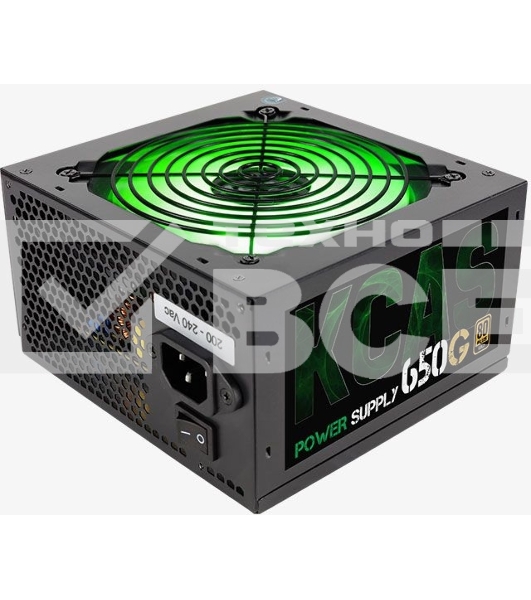 Блок питания Aerocool / Formula KCAS PLUS 650G, Gold 650Вт, 80 PLUS Gold, 120мм, черный