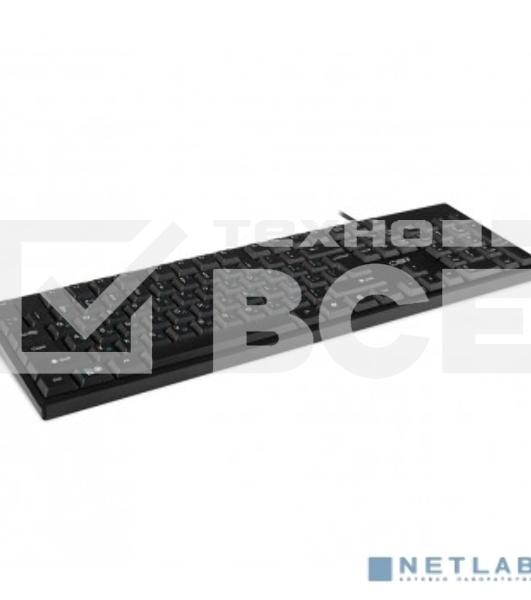 Клавиатура CBR KB 112, проводная полноразмерная, USB, 104 клавиши, длина кабеля 2 м
