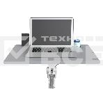 Стол для ноутбука Cactus VM-FDS101B столешница МДФ серый 70x52x106см (CS-FDS101WGY), фото10