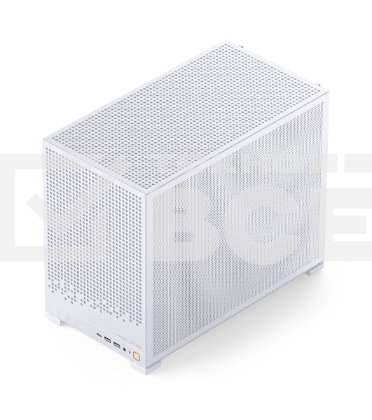 Корпус без блока питания Case JONSBO D32 PRO, Mini-Tower, TG, no fan, 2xUSB-A 3.2 + 1xUSB-C 3.2, mATX, mDTX, mITX White