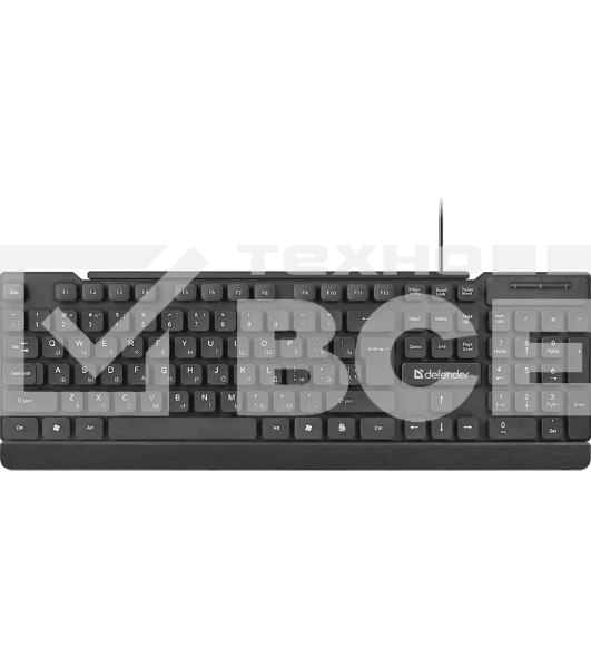 Клавиатура Defender Element HB-190 проводная, USB, черный