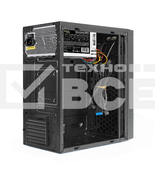 Компьютерный корпус Minitower ExeGate BAA-113U-UNS400 (mATX, БП UNS400 с вент. 12см, 2хUSB+1хUSB 3.0, аудио, черный)