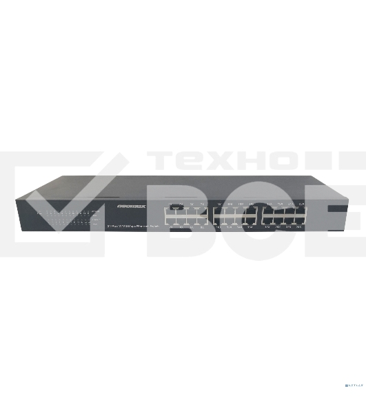 Коммутатор неуправляемый NEOMAX NMS-124P-100-SR, 24 порта 100 Mbps, металл Rack