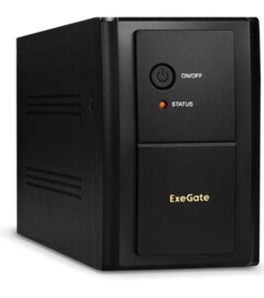Источник бесперебойного питания ExeGate SpecialPro UNB-1200.LED.AVR.EURO.RJ 1200VA/750W, LED, AVR, 4 евророзетки, RJ45/11, черный
