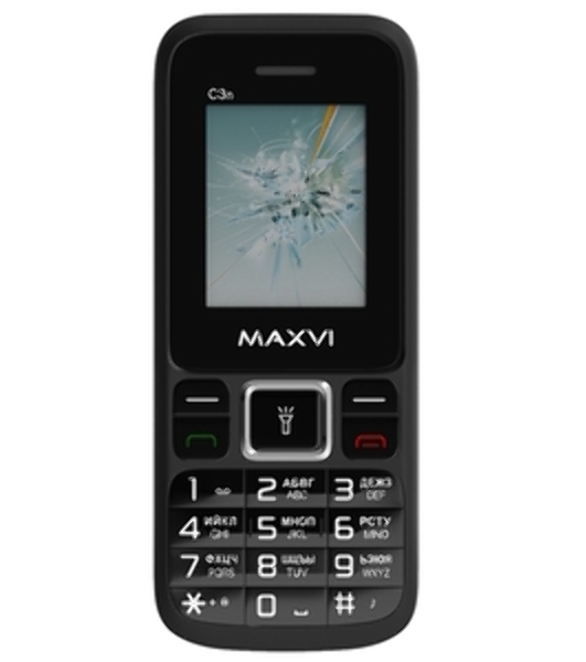 Мобильный телефон Maxvi C38 черный