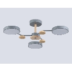 Светильник Ambrella light FL4856/3 GR/WD серый/дерево 54W 3000-6000K D660*170 (без ПДУ), фото5