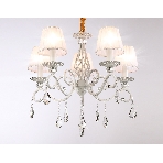 Светильник Ambrella light TR4547/5 WH/SL белый/серебро E14/5 max 40W D565*500, фото4