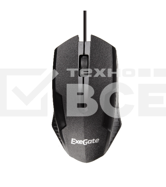 Мышь проводная ExeGate Professional Standard SH-9025 черный, 1000 dpi, USB, кнопки - 3