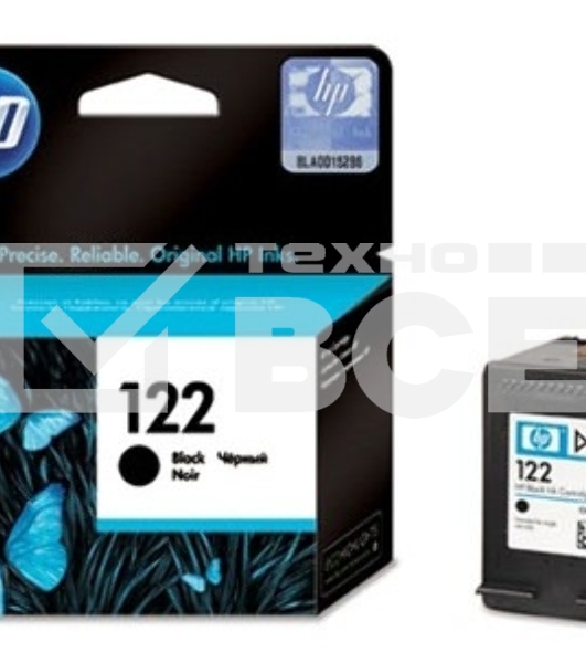 Картридж струйный HP 122 CH561HE черный для HP DJ 1050/2050/2050s (120стр.)