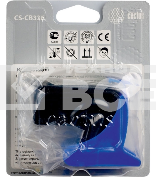 Картридж струйный Cactus CS-CB336 №140XL черный (29 мл.) для HP DJ D4263/D4363/DJ J5783/J6413/PSC C4273/C4283/C4343/C4383/C4473/C4483/C4583/C5283/D5363