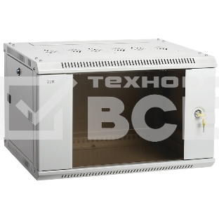 Шкаф ITK LINEA W 12U 600x450 мм дверь стекло, RAL7035