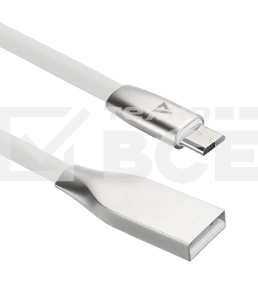 Кабель USB ACD-Infinity MicroUSB ~ USB-A TPE, 1.2м, белый (ACD-U922-M1W)