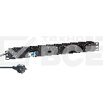 Блок розеток горизонтальный ExeGate ServerPro PDU-19H610 Al-6S-EU2.5-1P, 19