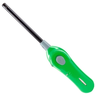 Пьезозажигалка ECOS GL-001G, зеленая, 26 см.