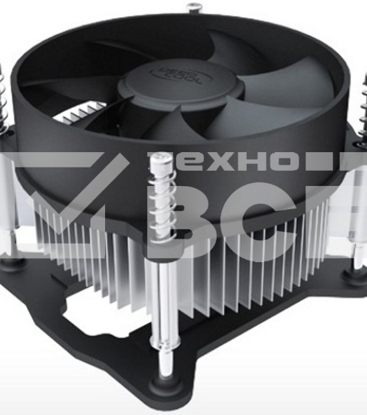 Кулер для процессора DEEPCOOL CK-11508 V2 черный, 92 мм, алюминий, 2200 об/мин, 25 дБ, 3 pin, 65 Вт, 70 мм