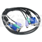 Переключатель D-Link DKVM-CB5Кабель KVM для подключения клавиатуры, мыши и монитора, длина 4,5 м, фото2