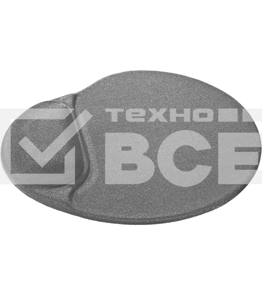Коврик для мыши Defender гелевый Easy Work (серая лайкра) нескользящ.основа,260х225х5мм