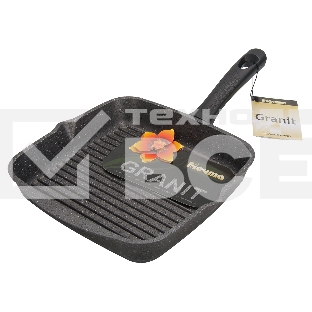 Сковорода МЕЧТА 66701 Гранит 26см 66701 Сковорода - гриль квадратная 26см 'Гранит'