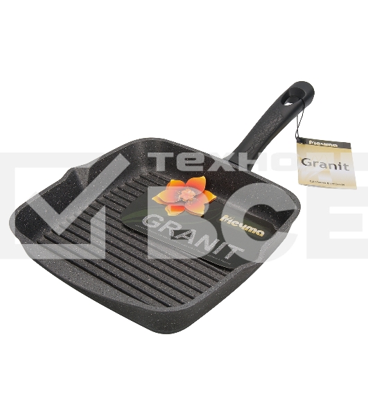 Сковорода МЕЧТА 66701 Гранит 26см 66701 Сковорода - гриль квадратная 26см 'Гранит'