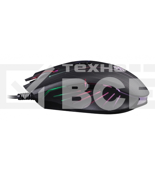 Мышь проводная A4Tech Bloody Q82 черный, 3200 dpi, USB, кнопки - 8