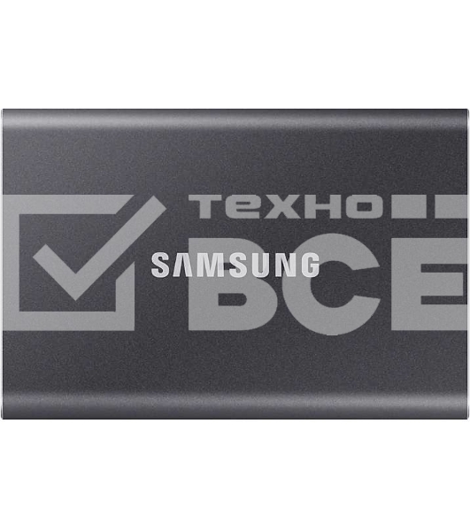Внешний SSD Samsung T7, 2TB, USB 3.2 Gen 2 Type-C, R/W 1050/1000, титан