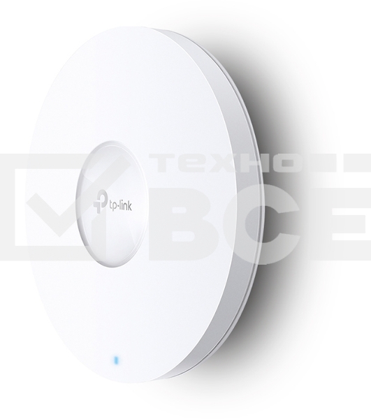 Потолочная точка доступа TP-Link EAP653 AX3000 Ceiling Mount Dual-Band Wi-Fi 6 Access Point, 1?1Gbps RJ45 Port, 574Mbps at2.4 GHz + 2402 Mbps at 5 GHz, 802.3at POE, 2?Internal Antennas