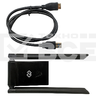 Сетевой адаптер WiFi Digma DWA-AC13002E AC1300 USB 3.0 (ант.внеш.съем) 2ант. (упак.:1шт)