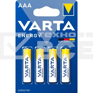 Батарейки VARTA ENERGY AAA бл. 4 (рус.)