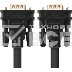 Кабель Greenconnect SVGA 7.0м чёрный, позолоченные контакты, ферритовые кольца, OD8.0mm. 15M / 15M Premium GCR-VM2VM2-7.0m, 28/28 AWG, двойной экран, фото5