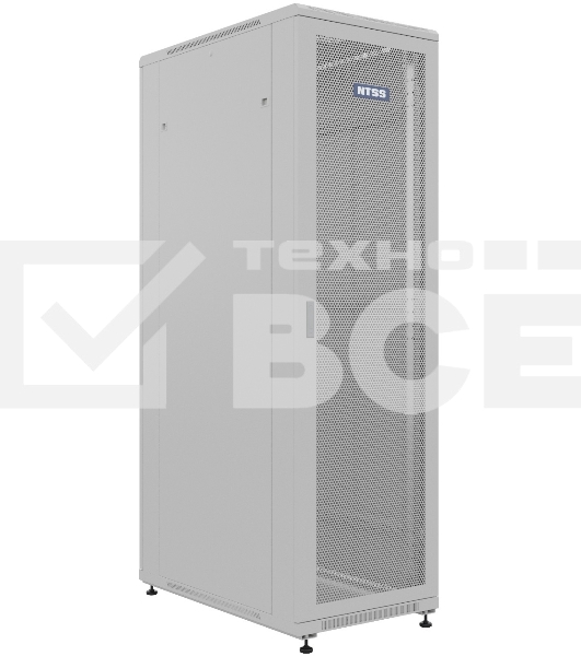 Шкаф серверный NTSS Премиум (NTSS-R42U60100PD/PDD) напольный 42U 600x1000мм пер.дв.перфор. задн.дв.перфор.2-хст. 900кг серый IP20 сталь