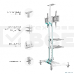 Стойка для телевизора с кронштейном ONKRON TS1552 40