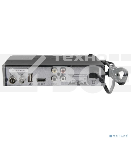 Ресивер эфирный цифровой DVB-T2/C HD HD-225 метал, дисплей DOLBY DIGITAL, Эфир