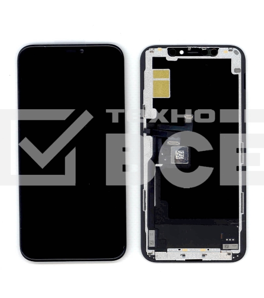 Дисплей (модуль) для Apple iPhone 11 Pro в сборе с тачскрином (OLED JS), черный