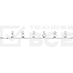 Гирлянда Neon-night LED Galaxy Bulb String 10м, черный каучук, 30 лампx6 LED теплый белый, влагостойкая IP65, фото6