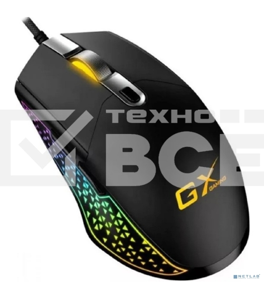 Мышь проводная Genius Scorpion M705 черный, 7200 dpi, USB, кнопки - 6