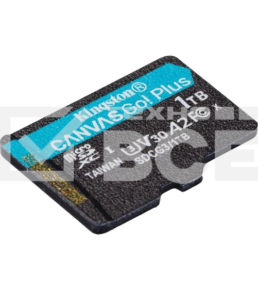 Карта памяти Kingston 1TB microSDXC Canvas Go Plus 170R A2 U3 V30 Card + ADP/ Kingston 1TB microSDXC Canvas Go Plus 170R A2 U3 V30 Card + ADP